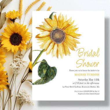 Sunflower | Bridal Shower Invitations