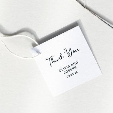 Sweet and Whimsical | Wedding Thank You Favor Tags