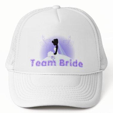 Team bride Wedding gown Bride bridal silhouette Trucker Hat