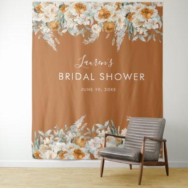 Terracotta Bridal Shower Photo Booth Backdrop