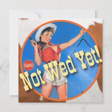 The Kitsch Bitsch : Cowgirl Not Wed Yet! Invitations