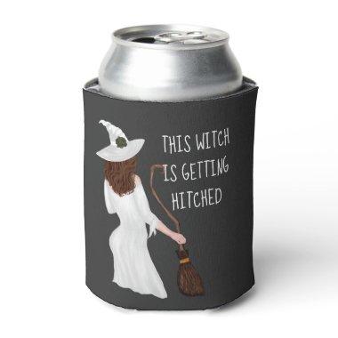 This Witch Getting Hitched Halloween Bachelorette Can Cooler