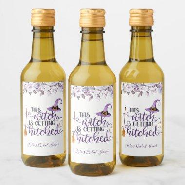 This Witch is Getting Hitched Mini Wine Label