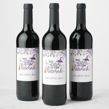 This Witch is Getting Hitched Wine Label