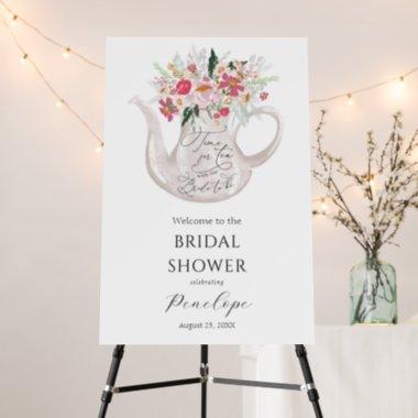 Time for Tea Bridal Shower Welcome Sign
