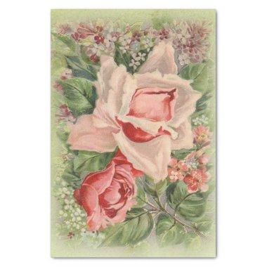 To My Love on Valentine's Day Floral Victorian Tissue Paper