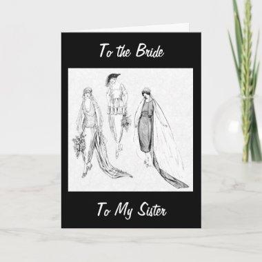 TO MY **SISTER** BRIDAL SHOWER Invitations
