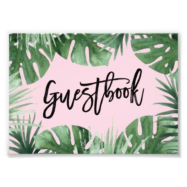 Tropics Guestbook Print