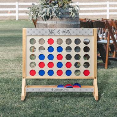 Tufted Silver Wedding Fast Four Game