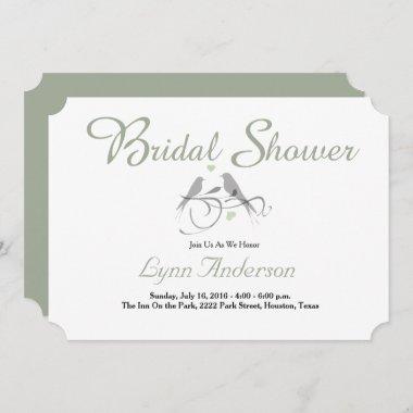 Two Hearts - Bridal Shower Invitations