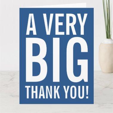 Very big oversized Thank You greeting Invitations