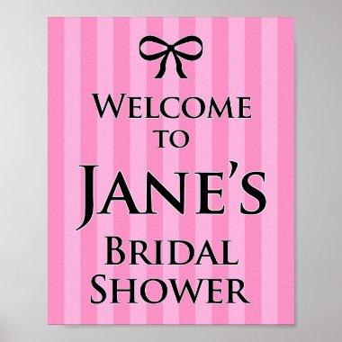 Victoria Secrets Theme Bridal Shower Welcome Sign