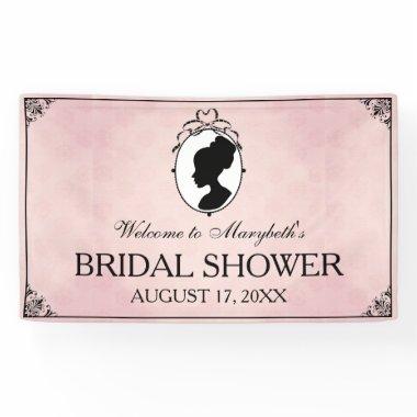 Victorian Style 60s Cameo Bridal Shower Banner