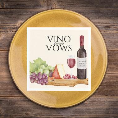 Vino before Vows Charcuterie Board Bridal Shower Napkins