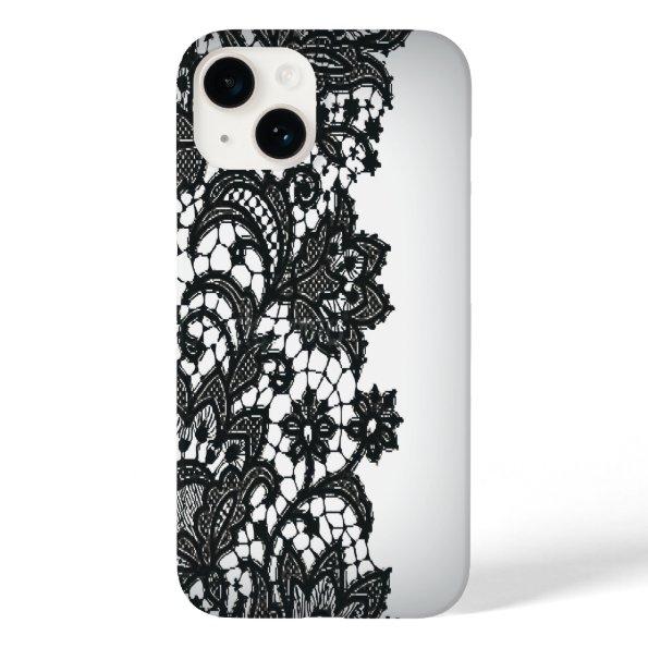 Vintage blackLace white Paris fashion iPhone5case Case-Mate iPhone 14 Case
