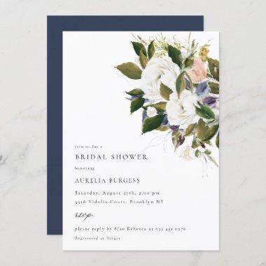 Vintage Bouquet Floral Bridal Shower Invitations