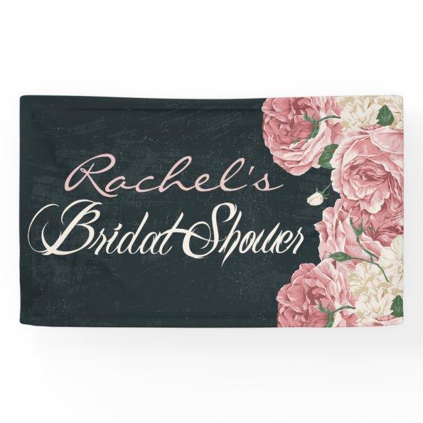 Vintage, Chalkboard Bridal Shower Banner