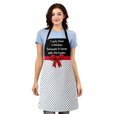 Vintage Funny Bridal Shower / House Warming Party Apron