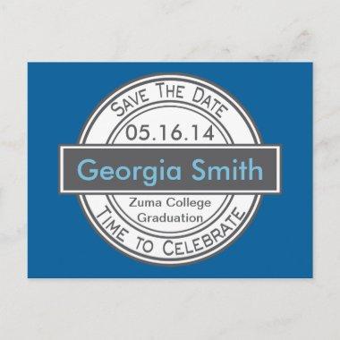 Vintage Style Sign Save The Date Graduation Announcement PostInvitations