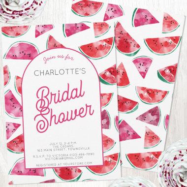 Watermelon Bridal Shower Invitations