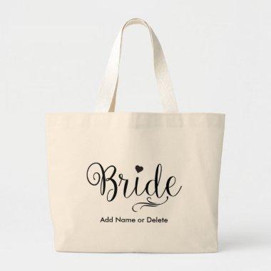 Wedding Bag for Bride Large Tote Canvas Tote Bag