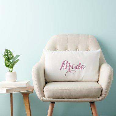 Wedding Day Bride Pillow Customizable