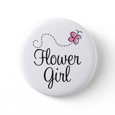 Wedding Flowergirl Button