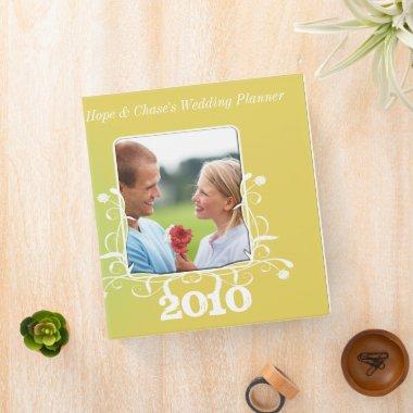 Wedding Planner Lime Gold Your Engagement Photo Binder