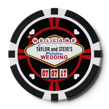 Wedding Reception Drink Tokens Vegas Casino Style