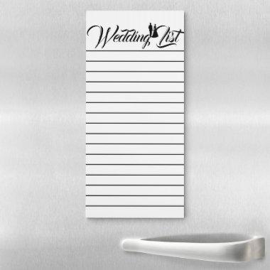 Wedding reminder list | Personalize Magnetic Notepad