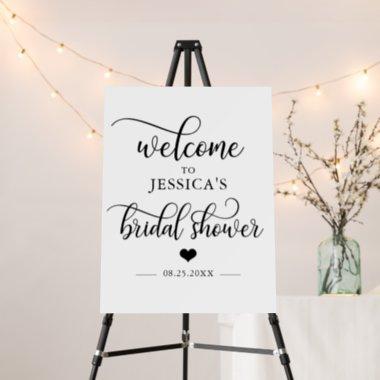 Welcome Bridal Shower Heart WELCOME SIGN