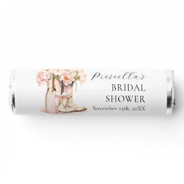 Western Country Boots Bubbly Pink BRIDAL SHOWER Breath Savers® Mints