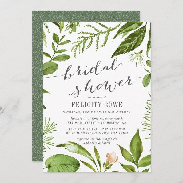 Wild Meadow | Botanical Bridal Shower Invitations