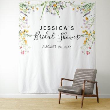 Wildflowers Bridal Shower Backdrop Photo booth