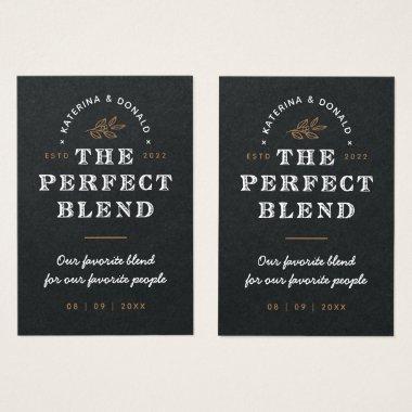 100 Premium Black No Hole The Perfect Blend Tags