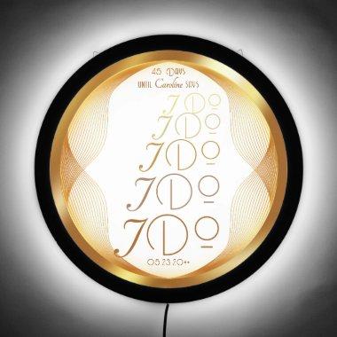 1920 Bridal Shower Days Until I Do Wedding LED Sign