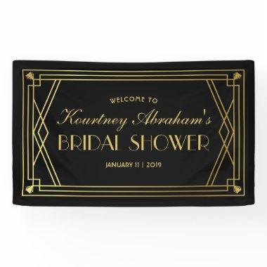 1920s Great Gatsby Art Deco  Banner