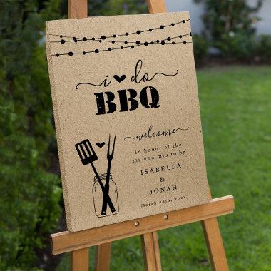 24X36 I Do BBQ Welcome Sign