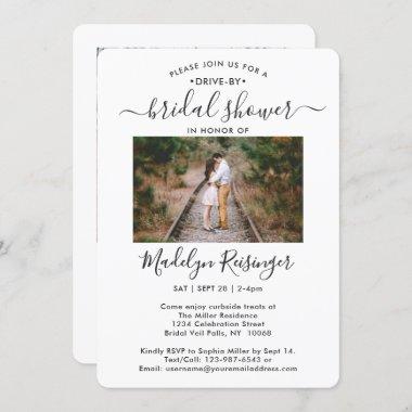2 Photo Drive-By Social Distancing Bridal Shower Invitations