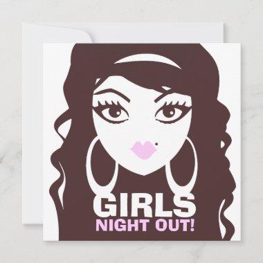 311 Girls Night Out {Luscious Lash Girl} Invitations