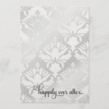 311 Happily Ever After Bridal Shower Metallic Invitations