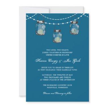 3 Hanging Mason Jars -