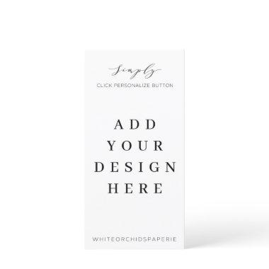 4"x8" Menu Program Printing