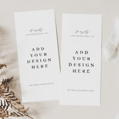 4"x9" Menu Program  Printing
