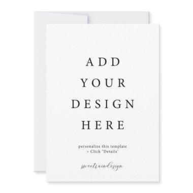 " Invitation  with Envelopes