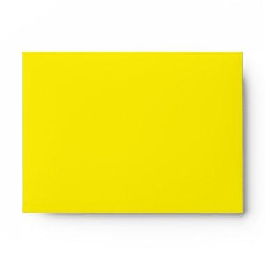 Yellow Formal Invitations Envelope