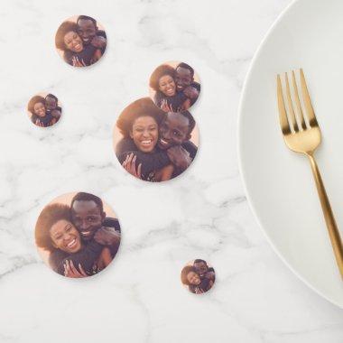 6 Photo Engagement Party Decor Custom Confetti