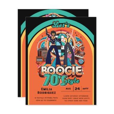 70s Boogie Retro Disco Dancing Birthday Party