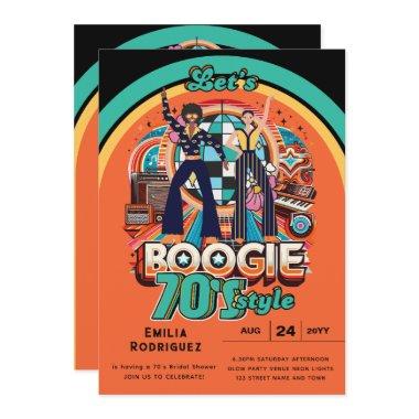 70s Boogie Retro Disco Dancing Bridal Bachelorette