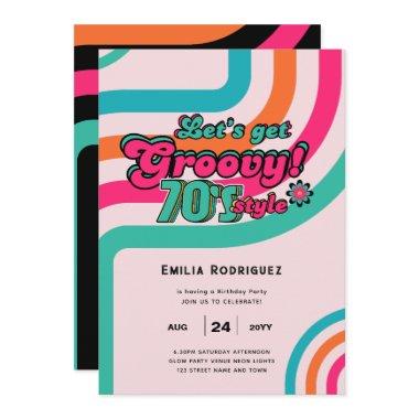70s Groovy Boogie Retro Disco Birthday Party